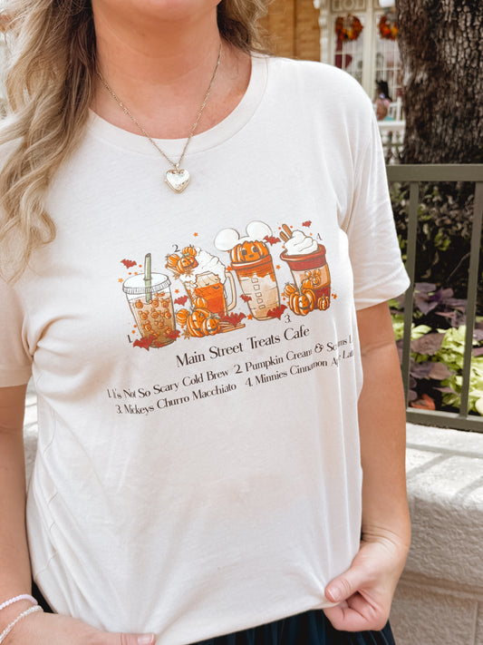 Main Street Pumpkin Treats Tee