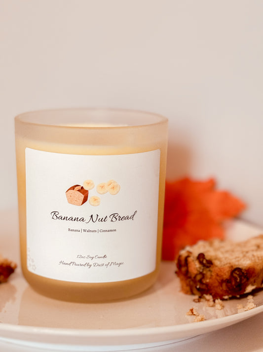 Banana Nut Bread Wood Wick Candle