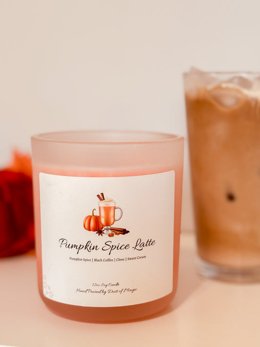 Pumpkin Spice Latte Wood Wick Candle